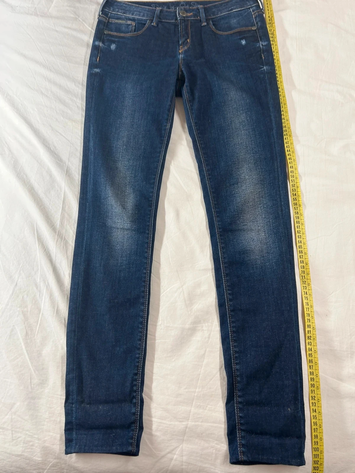 Navy blue slim fit jeans – photo 2